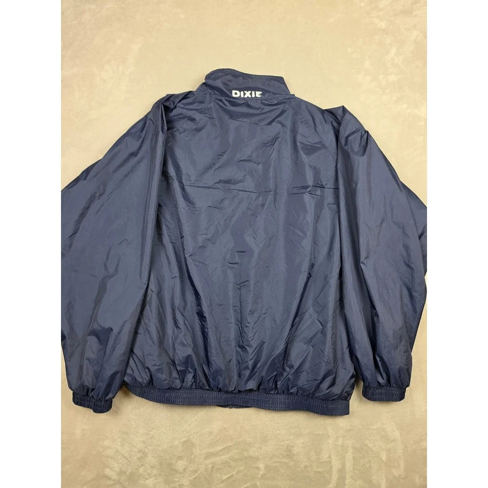 Vintage Adidas Track Jacket Mens 2XL Blue Flyer Wrestling Dixie Windbreaker Y2K
